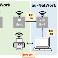 プリンタのNW接続設定を見直しました